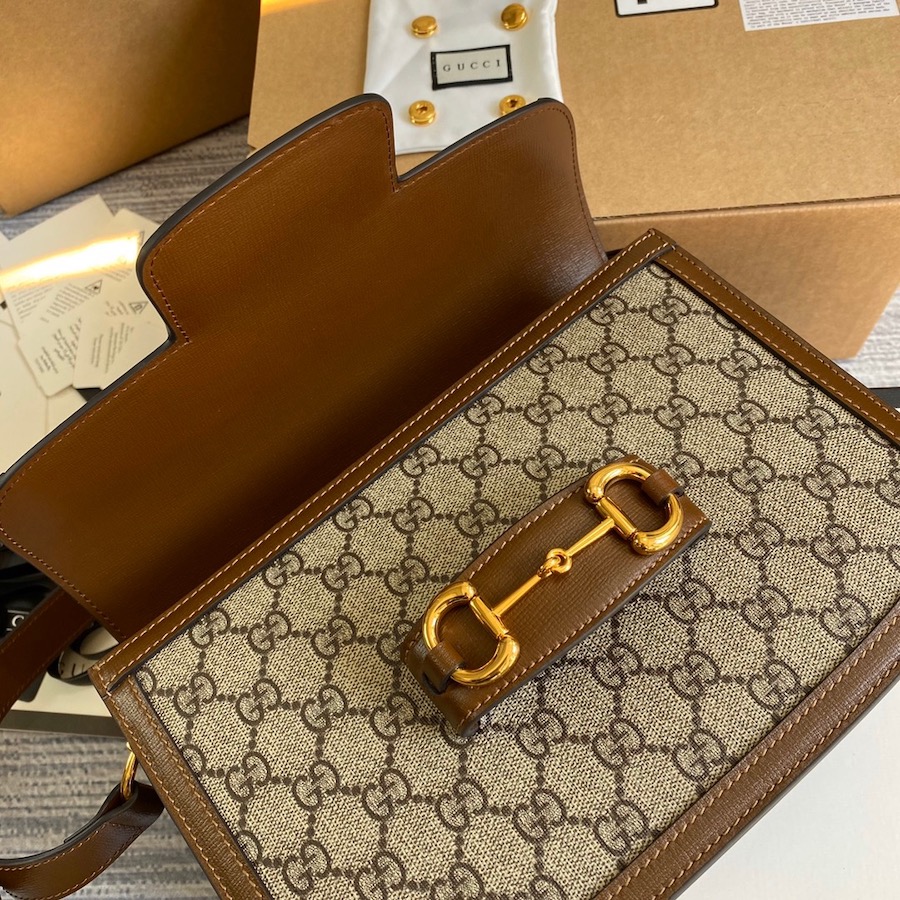 602204 Gucci 1955 Horsebit small shoulder bag, GUCCI Shoulder Bags for Women