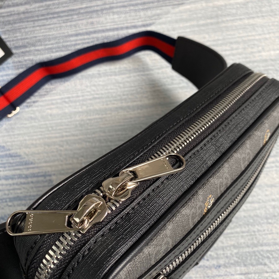 474293, Gucci Bestiary belt bag with tigers, Gucci Men's Belt Bag
