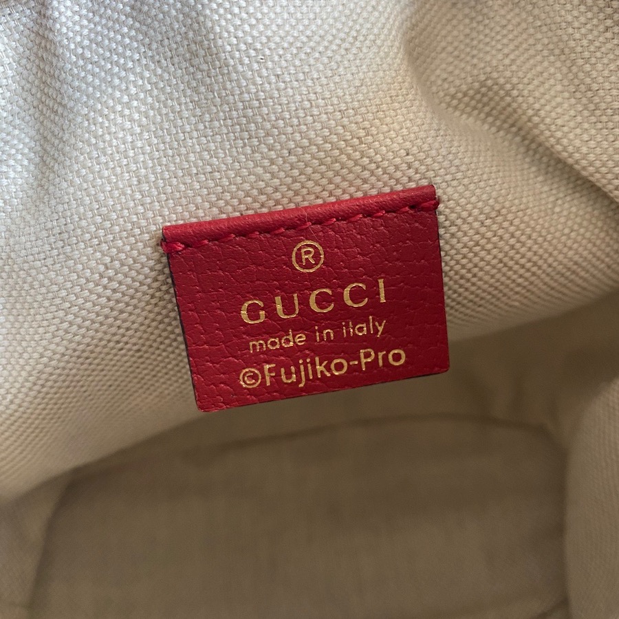 647801 Doraemon x Gucci mini bucket bag, GUCCI Mini Bags for Women