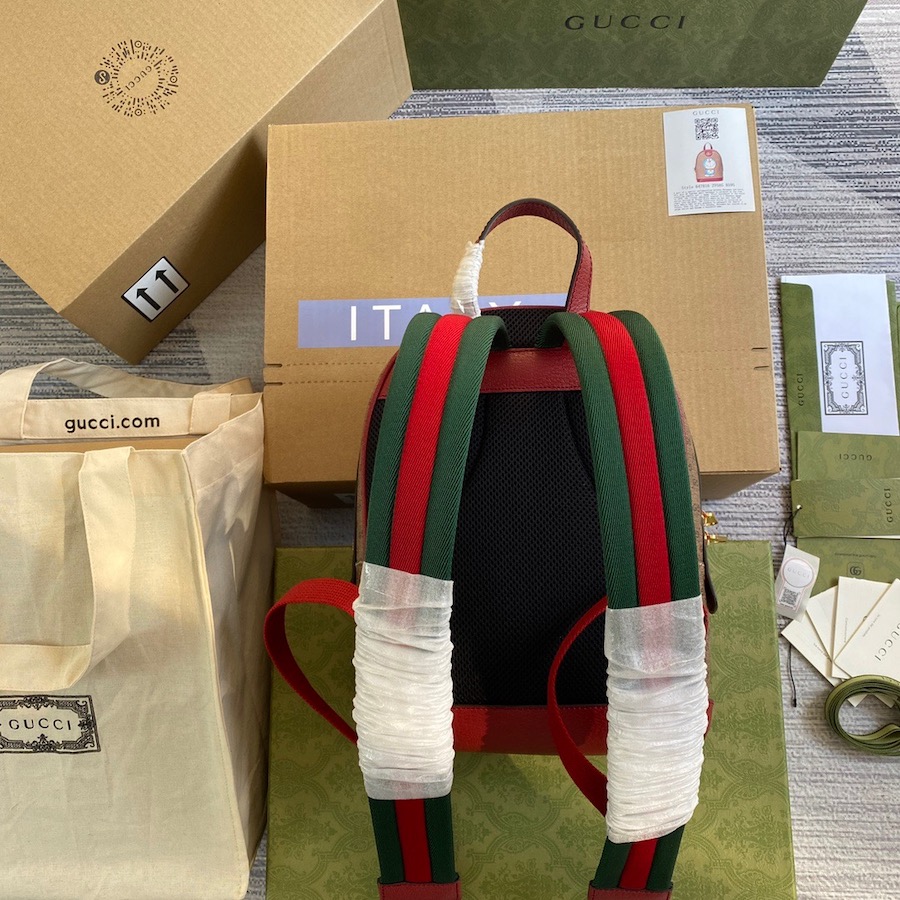 647816 Doraemon x Gucci small backpack, GUCCI Backpacks