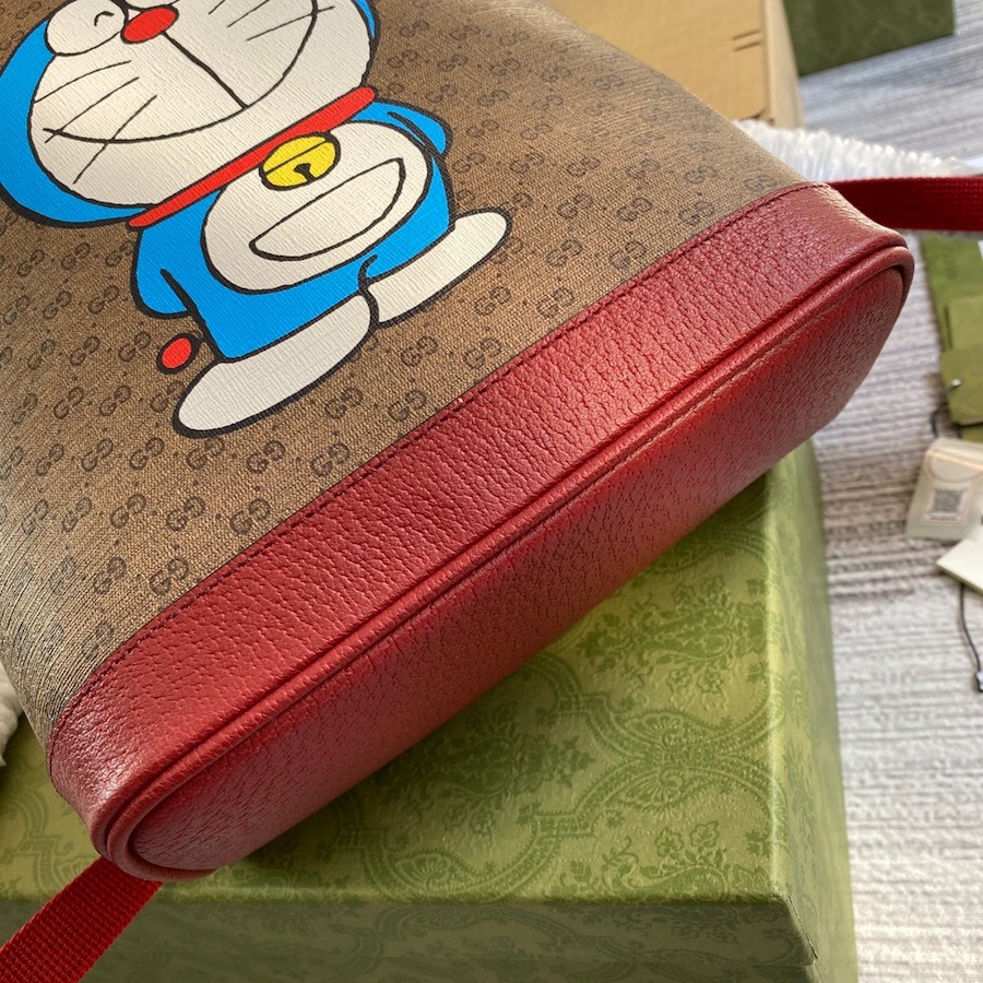 647816 Doraemon x Gucci small backpack, GUCCI Backpacks