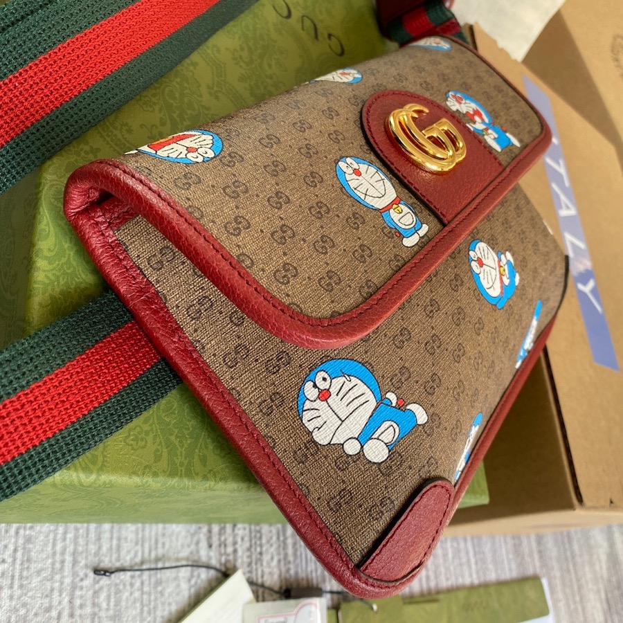 647817 Doraemon x Gucci small belt bag, GUCCI Belt Bags