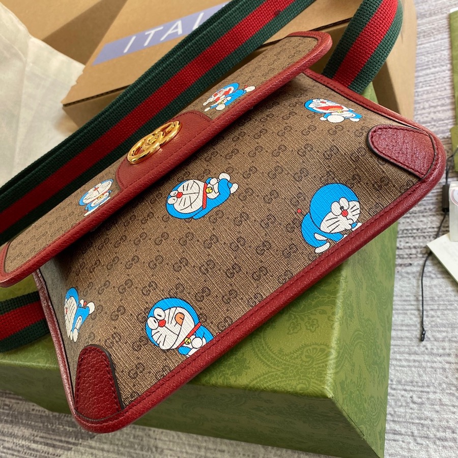 647817 Doraemon x Gucci small belt bag, GUCCI Belt Bags