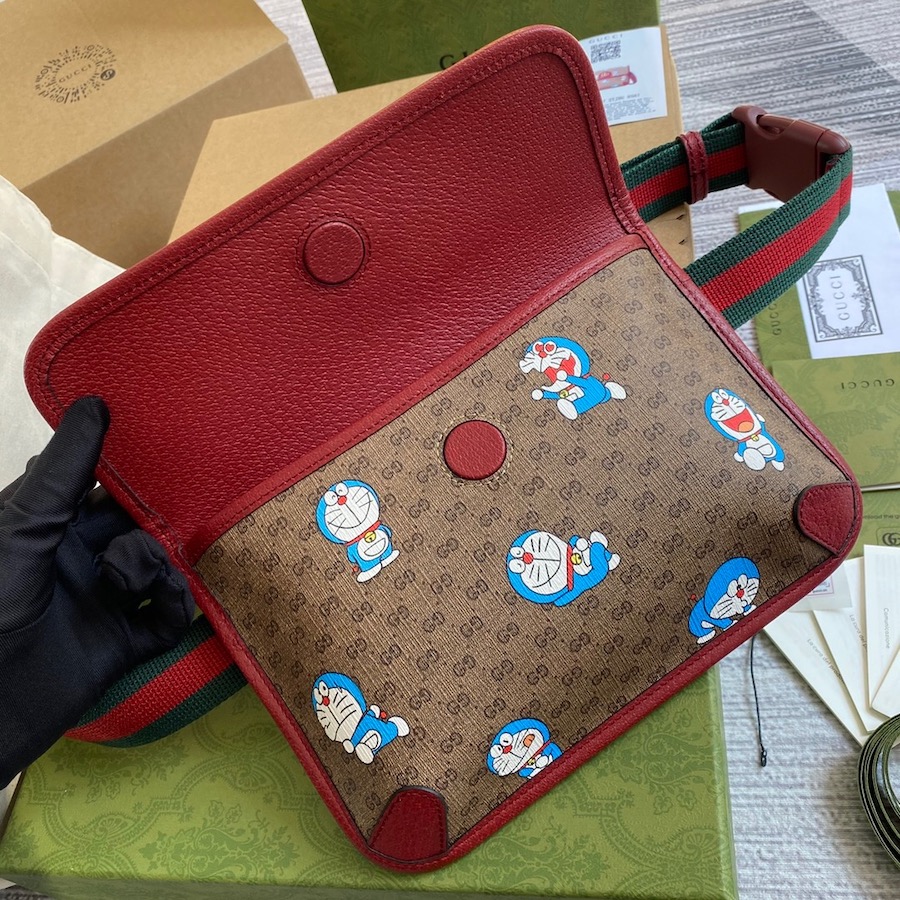 647817 Doraemon x Gucci small belt bag, GUCCI Belt Bags