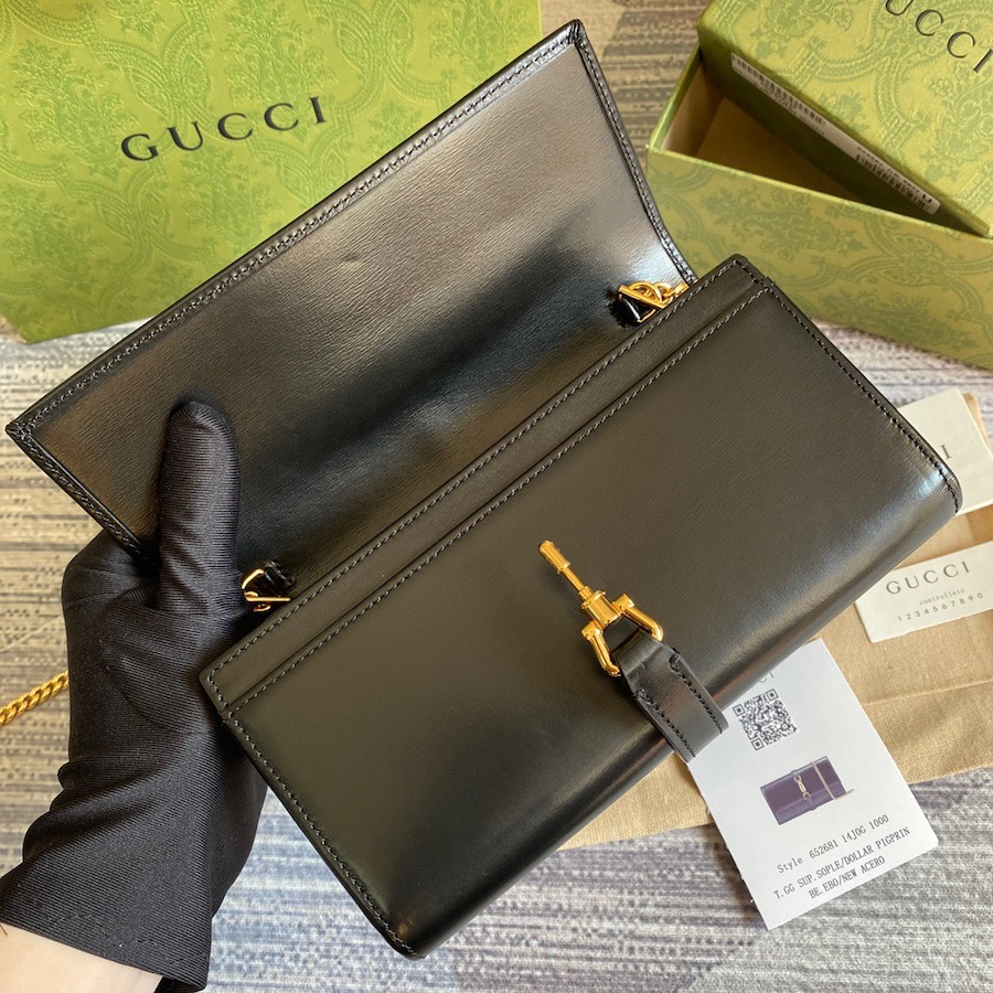 652681 Jackie 1961 chain wallet, Gucci Continental Wallets for Women