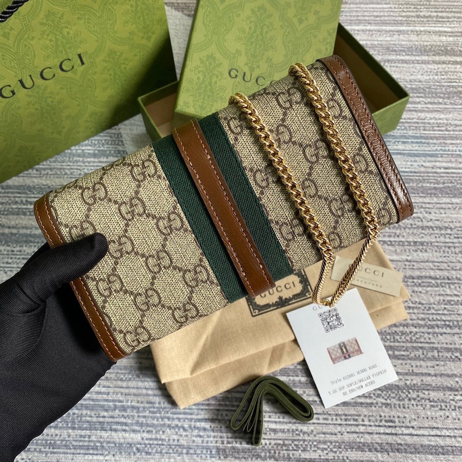 652681 Jackie 1961 chain wallet, Gucci Continental Wallets for Women