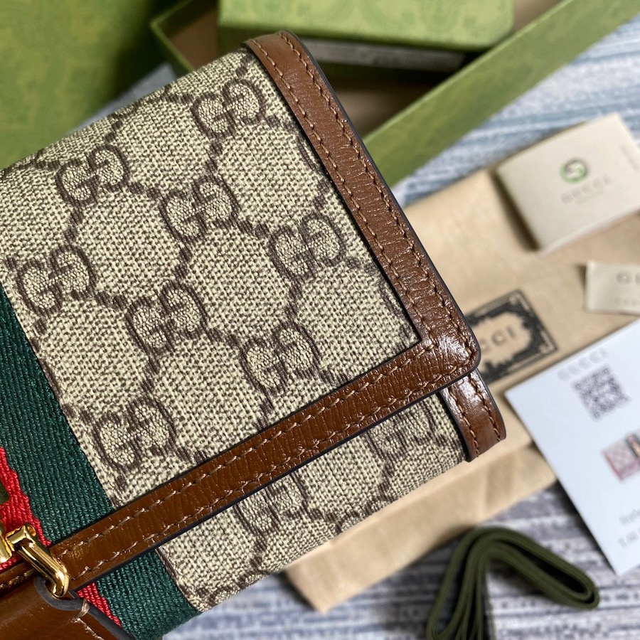 652681 Jackie 1961 chain wallet, Gucci Continental Wallets for Women