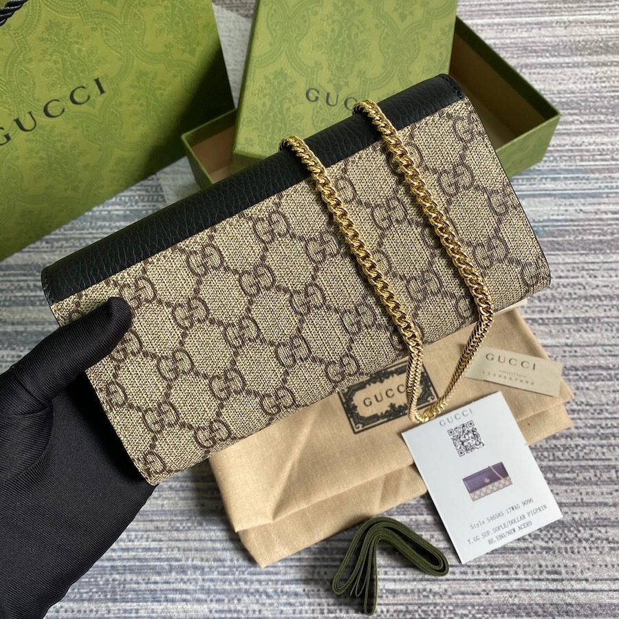 546585 GG Marmont chain wallet,  GUCCI Continental for Women