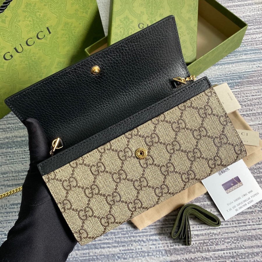 546585 GG Marmont chain wallet,  GUCCI Continental for Women