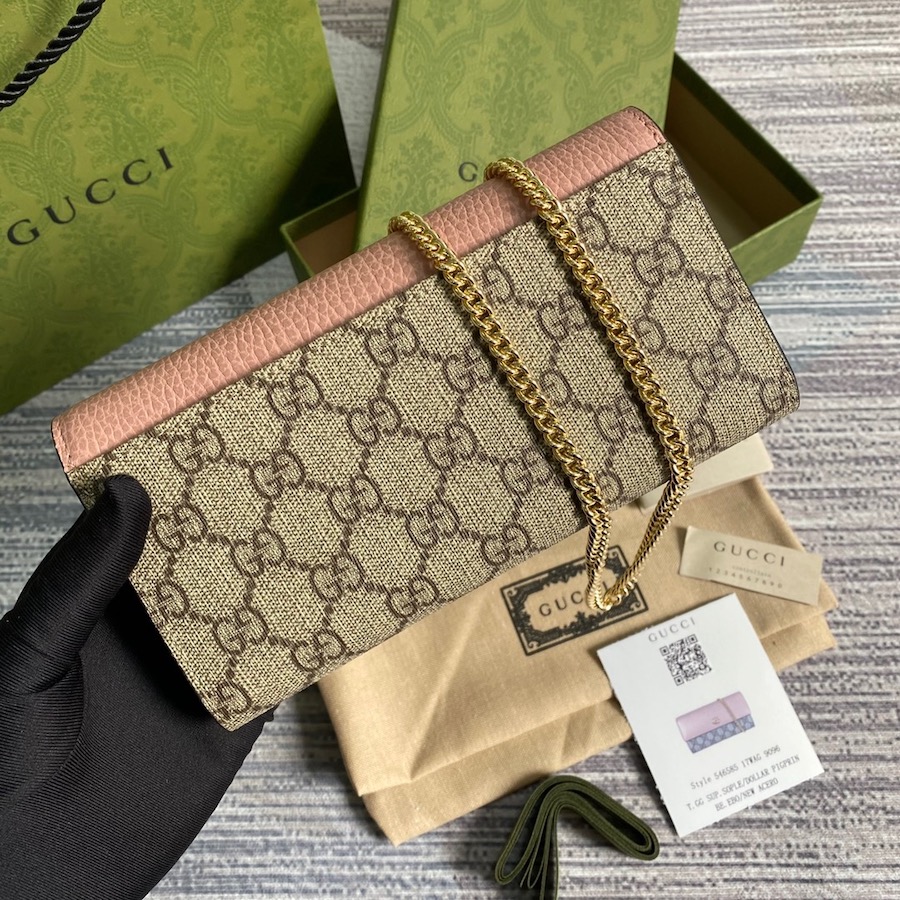 546585 GG Marmont chain wallet,  GUCCI Continental for Women