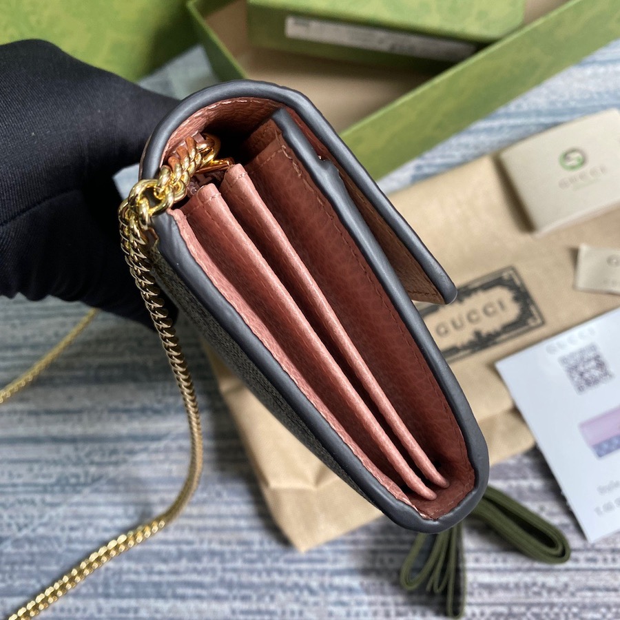 546585 GG Marmont chain wallet,  GUCCI Continental for Women