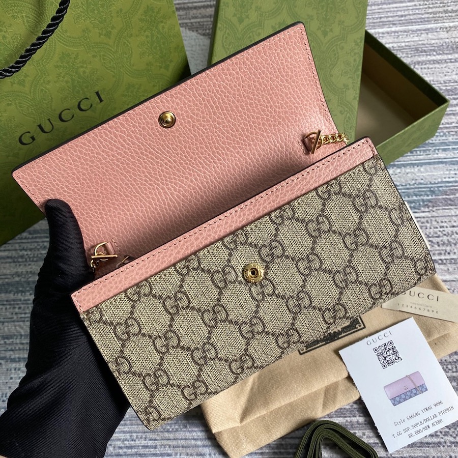 546585 GG Marmont chain wallet,  GUCCI Continental for Women
