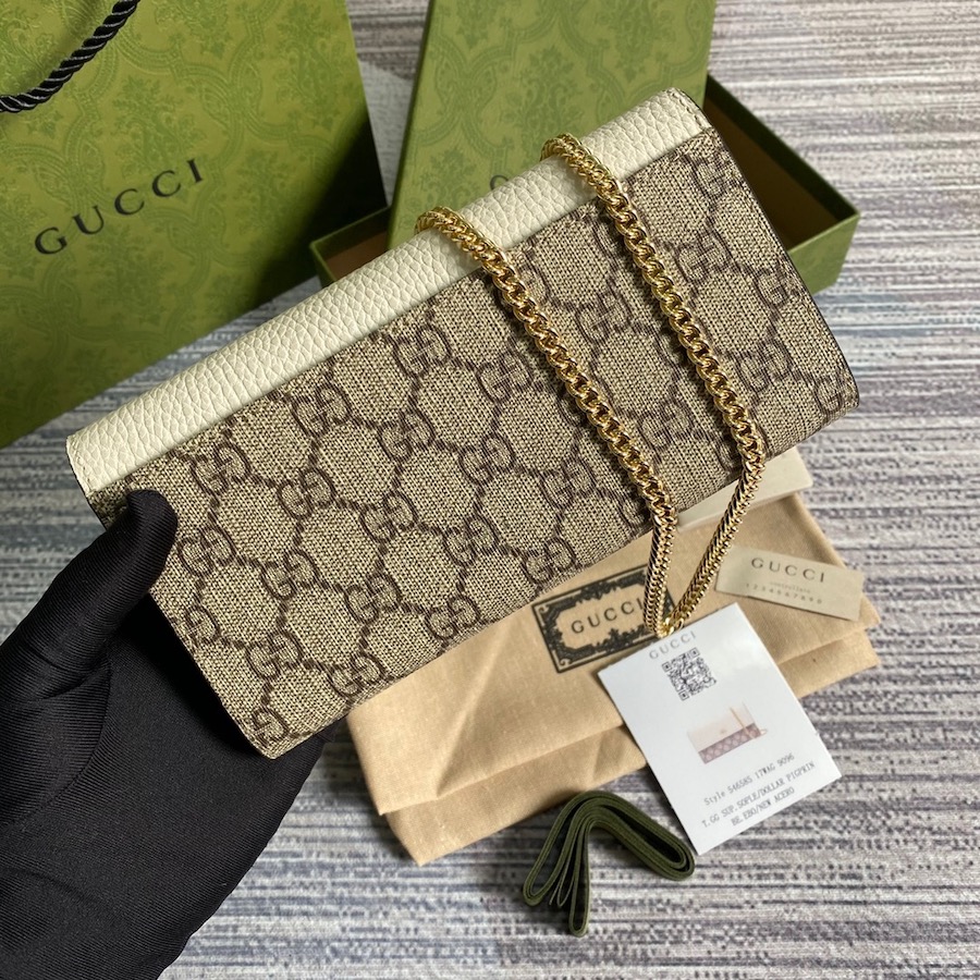 546585 GG Marmont chain wallet,  GUCCI Continental for Women