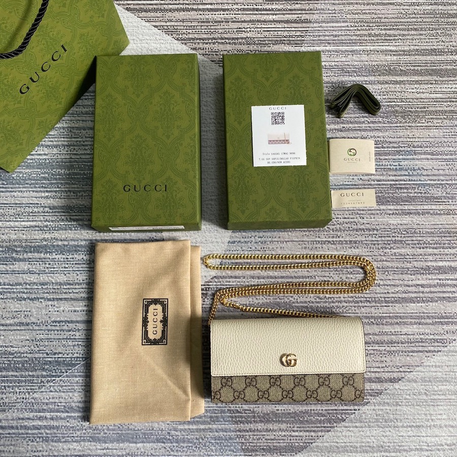 546585 GG Marmont chain wallet,  GUCCI Continental for Women