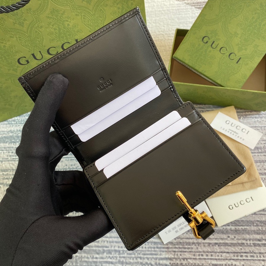 645536 Jackie 1961 card case wallet, gucci Card Holders & Coin Cases for Women