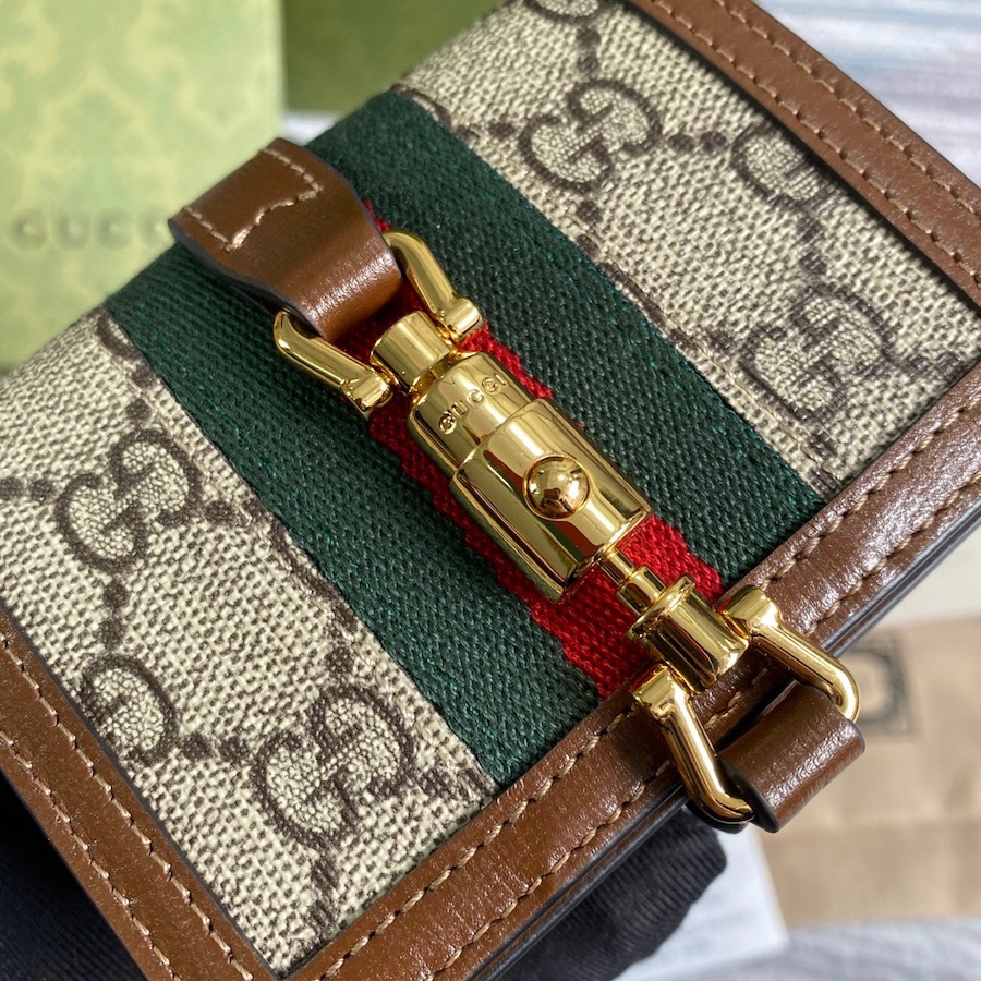 645536 Jackie 1961 card case wallet, gucci Card Holders & Coin Cases for Women