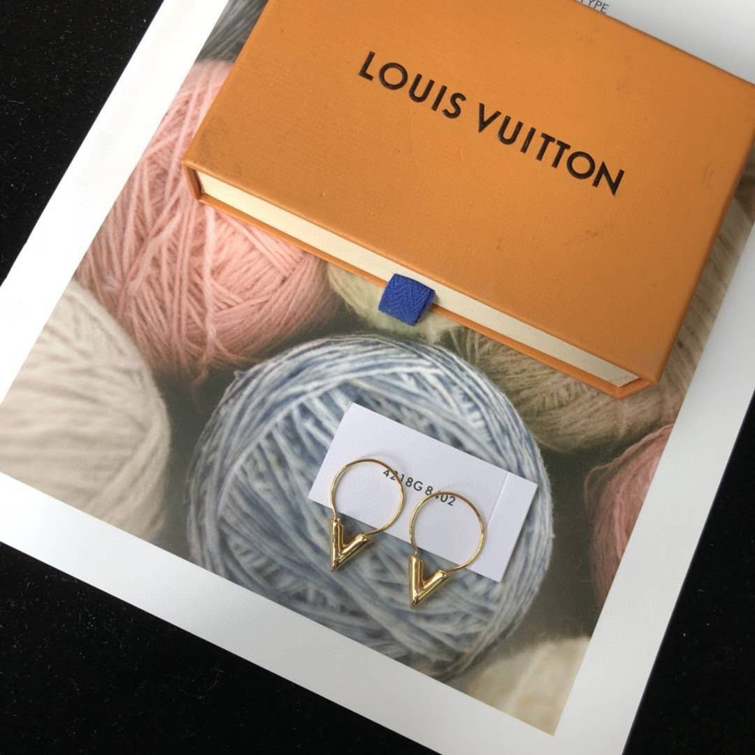 Earrings & Ear Stud, Louis Vuitton LV