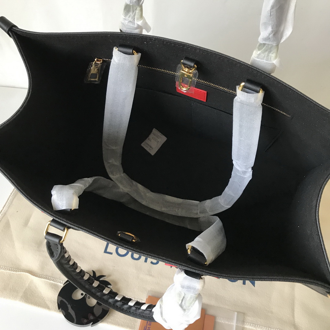 M45373  LV CRAFTY ONTHEGO GM, Louis Vuitton LV