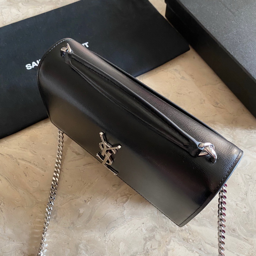 533026 SUNSET CHAIN WALLET IN SMOOTH LEATHER, YSL Saint Laurent