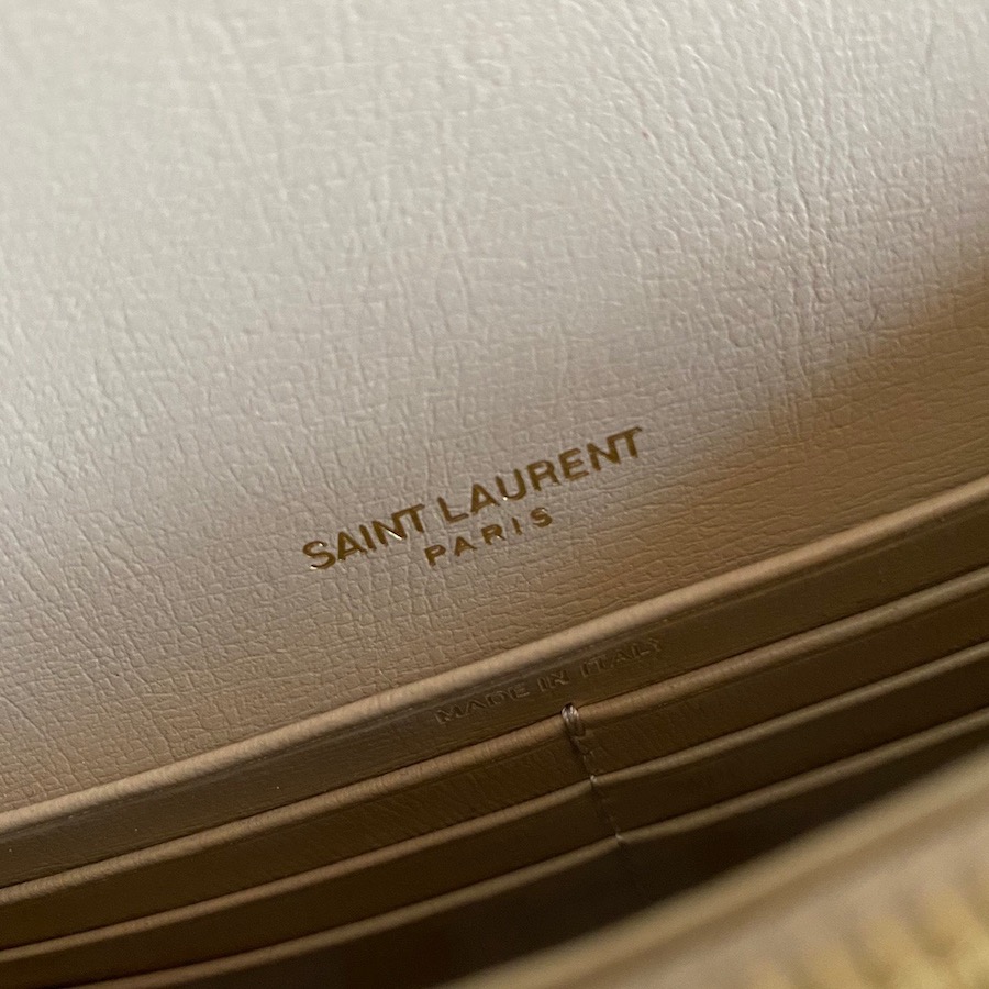 533026 SUNSET CHAIN WALLET IN SMOOTH LEATHER, YSL Saint Laurent