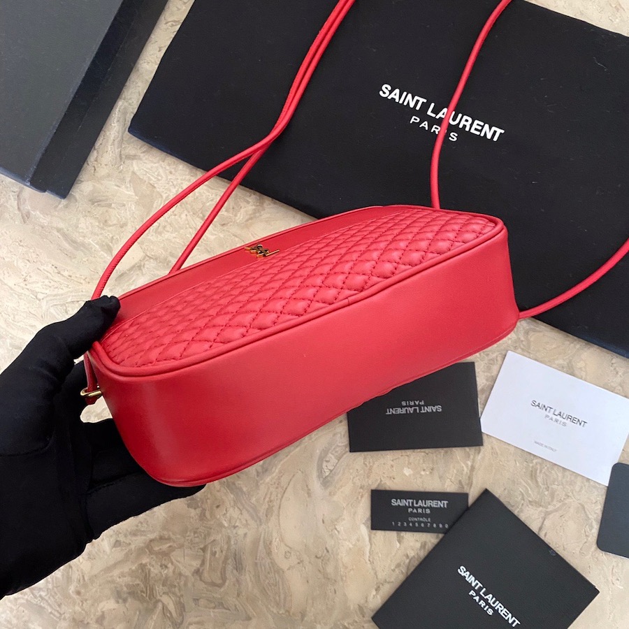 648990 VICTOIRE CAMERA BAG IN QUILTED LAMBSKIN, YSL Saint Laurent