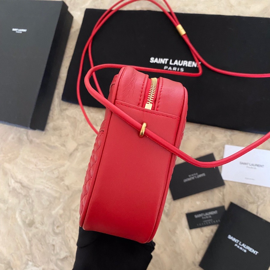 648990 VICTOIRE CAMERA BAG IN QUILTED LAMBSKIN, YSL Saint Laurent