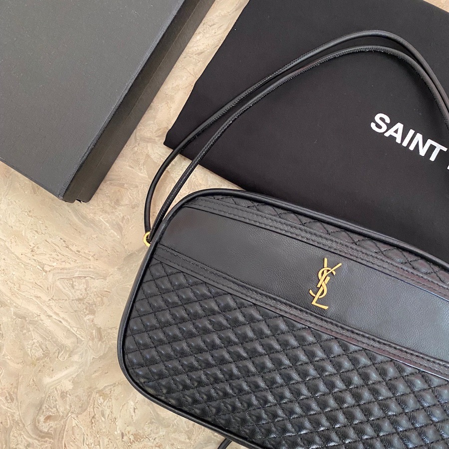 648990 VICTOIRE CAMERA BAG IN QUILTED LAMBSKIN, YSL Saint Laurent