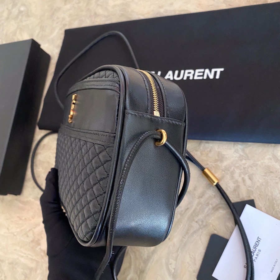 648990 VICTOIRE CAMERA BAG IN QUILTED LAMBSKIN, YSL Saint Laurent