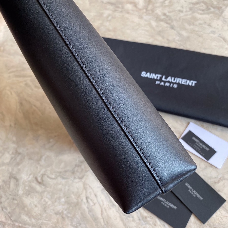 600307 SHOPPING BAG SAINT LAURENT TOY IN SUPPLE LEATHER, YSL Saint Laurent
