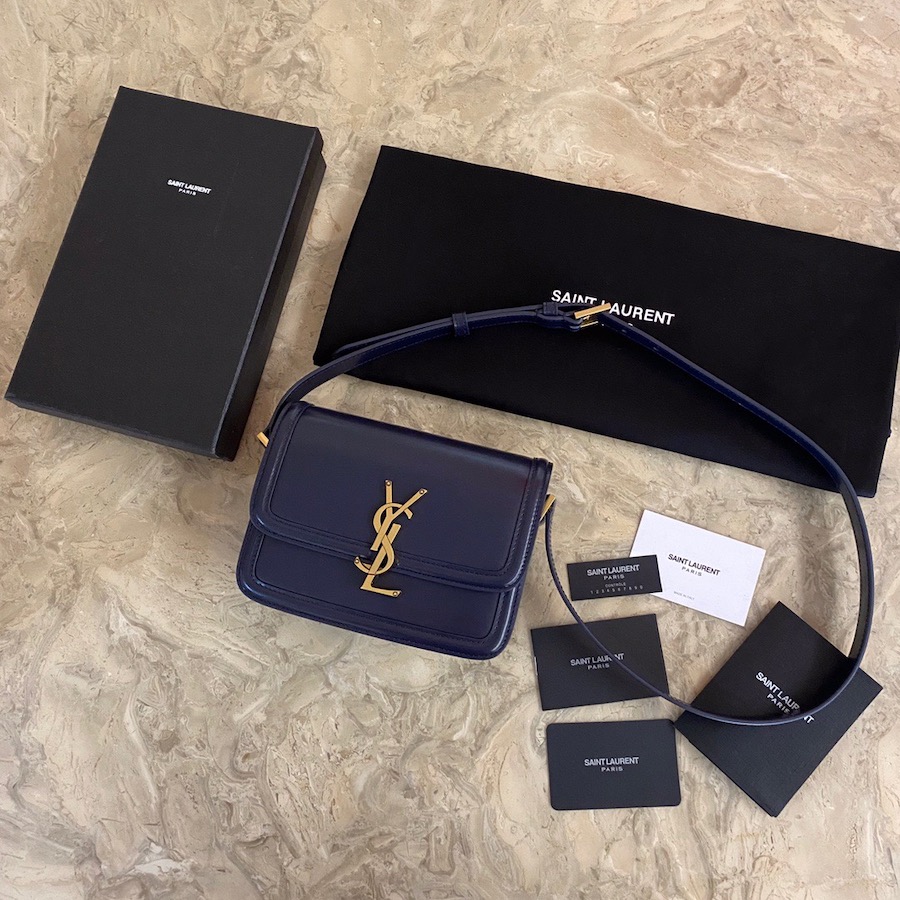 634306 SOLFERINO MEDIUM SATCHEL IN BOX SAINT LAURENT LEATHER, YSL Saint Laurent