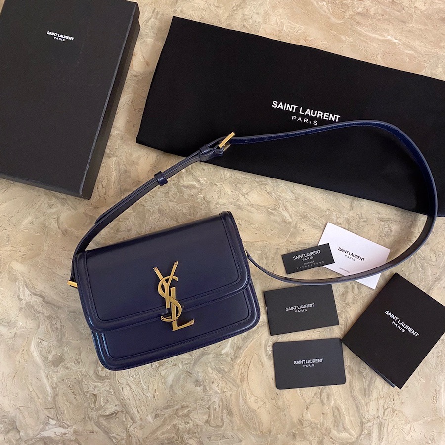 634306 SOLFERINO MEDIUM SATCHEL IN BOX SAINT LAURENT LEATHER, YSL Saint Laurent