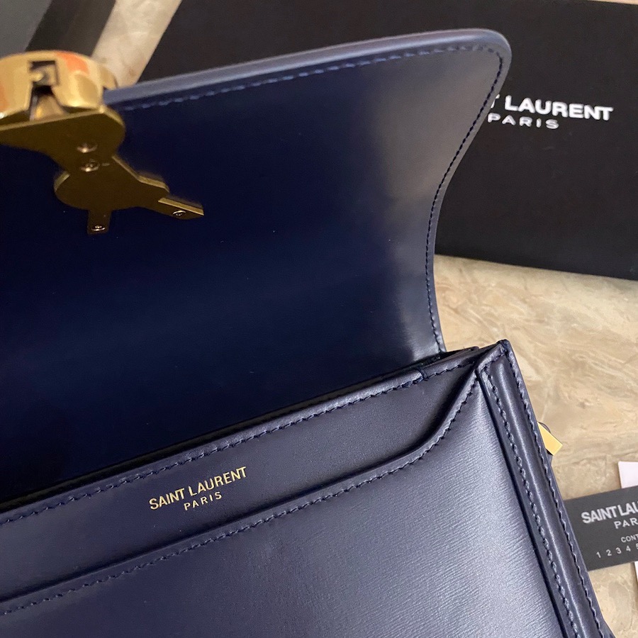 634306 SOLFERINO MEDIUM SATCHEL IN BOX SAINT LAURENT LEATHER, YSL Saint Laurent