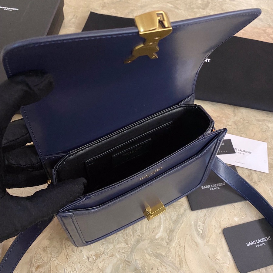 634306 SOLFERINO MEDIUM SATCHEL IN BOX SAINT LAURENT LEATHER, YSL Saint Laurent