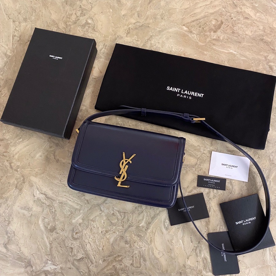 634305 SOLFERINO MEDIUM SATCHEL IN BOX SAINT LAURENT LEATHER, YSL Saint Laurent