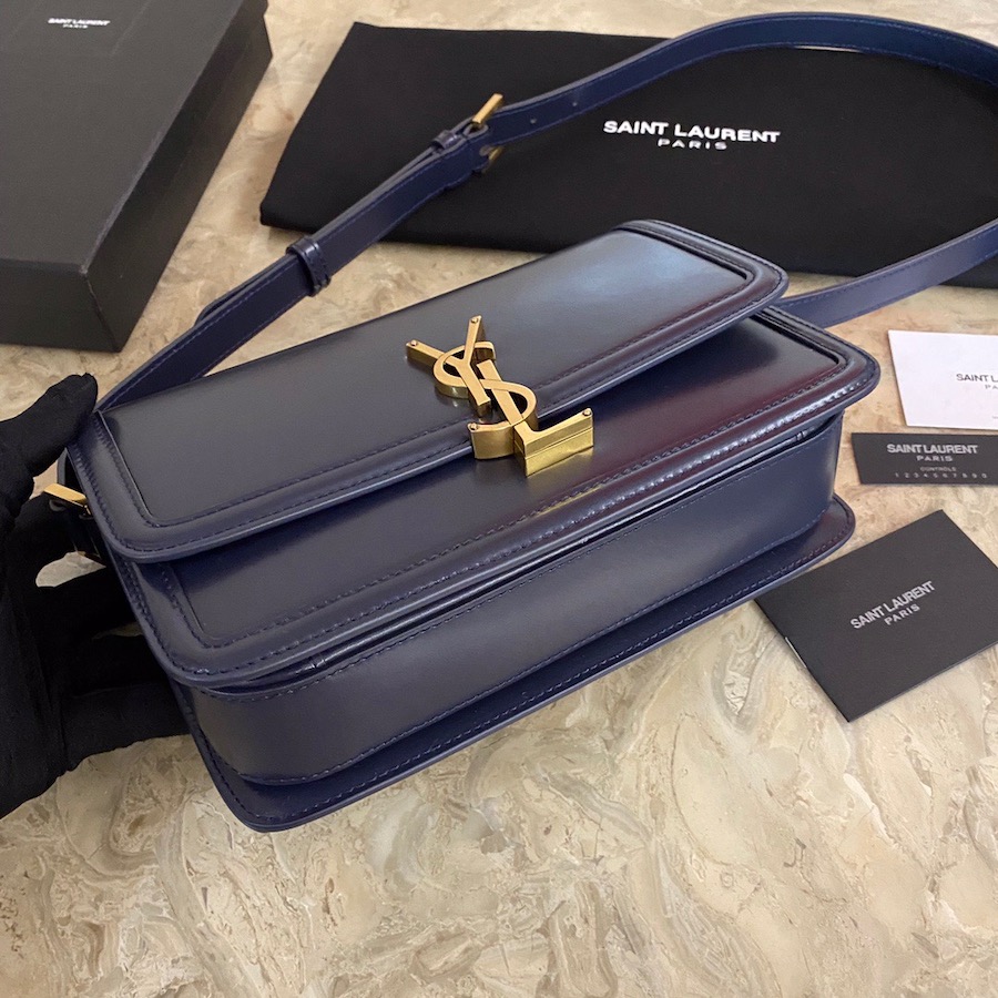 634305 SOLFERINO MEDIUM SATCHEL IN BOX SAINT LAURENT LEATHER, YSL Saint Laurent