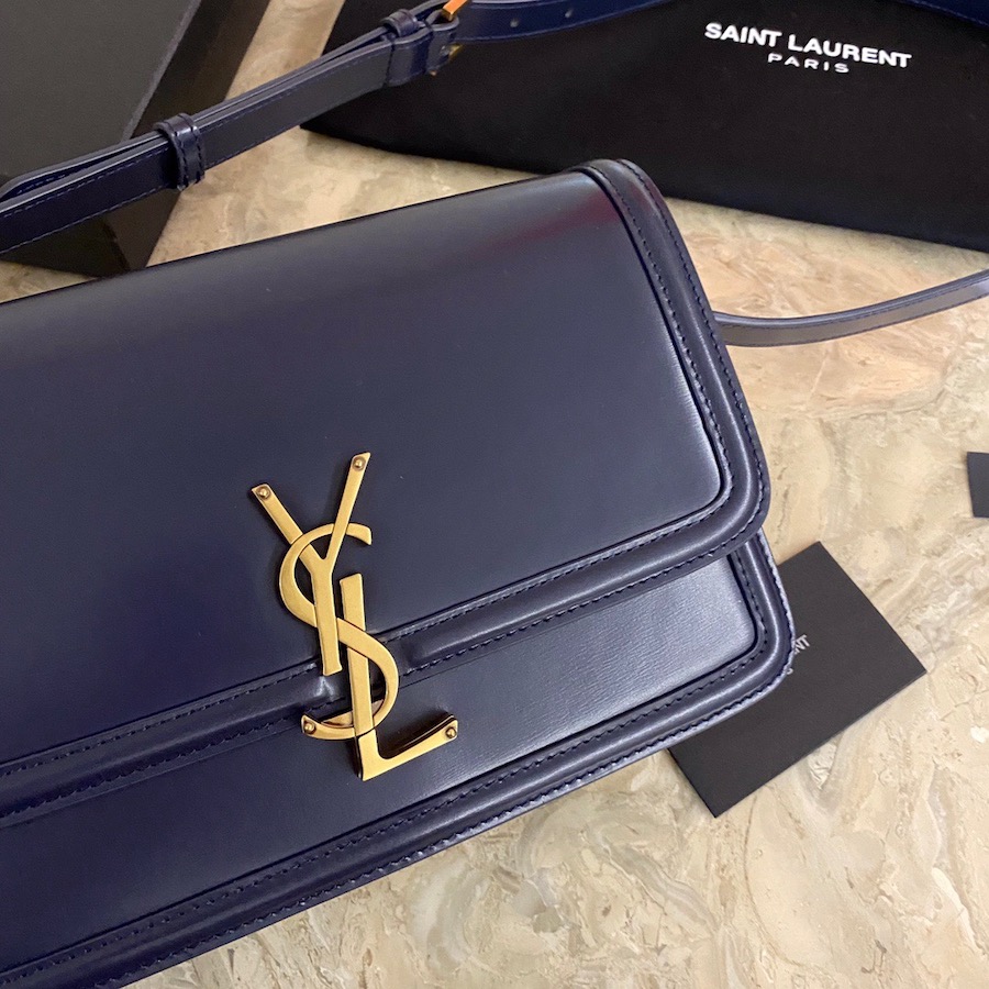 634305 SOLFERINO MEDIUM SATCHEL IN BOX SAINT LAURENT LEATHER, YSL Saint Laurent