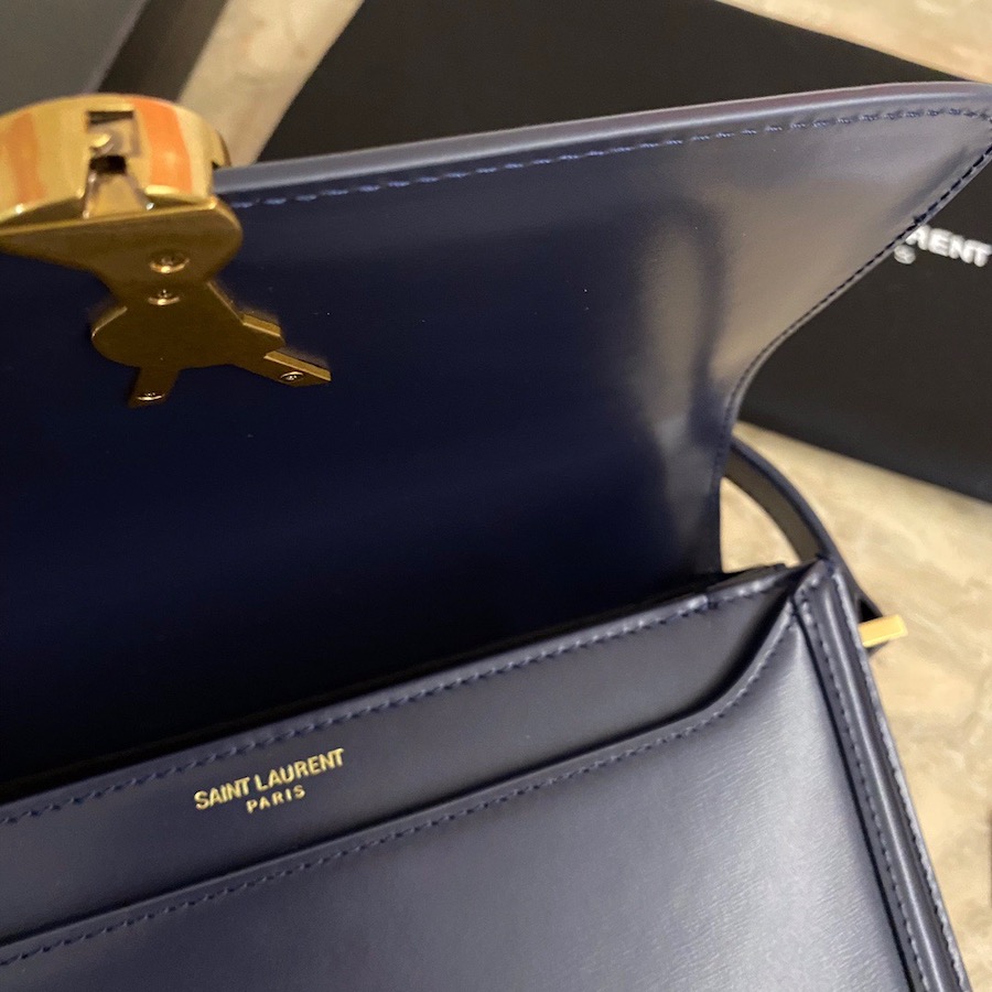 634305 SOLFERINO MEDIUM SATCHEL IN BOX SAINT LAURENT LEATHER, YSL Saint Laurent