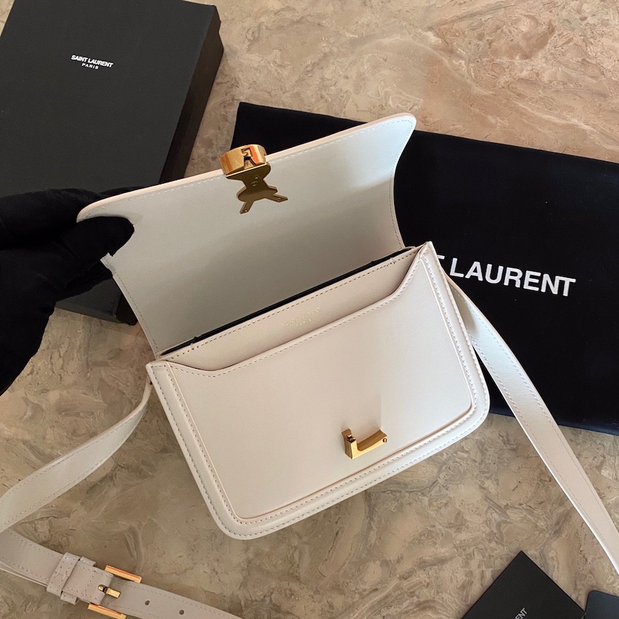 634306 SOLFERINO MEDIUM SATCHEL IN BOX SAINT LAURENT LEATHER, YSL Saint Laurent