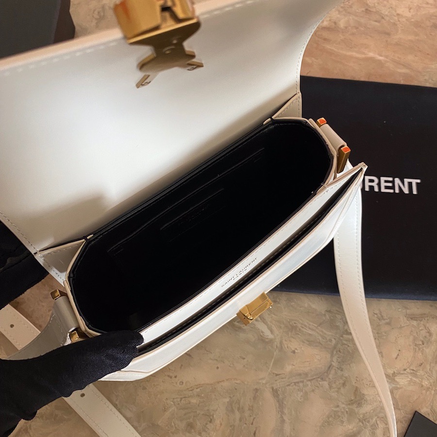 634306 SOLFERINO MEDIUM SATCHEL IN BOX SAINT LAURENT LEATHER, YSL Saint Laurent