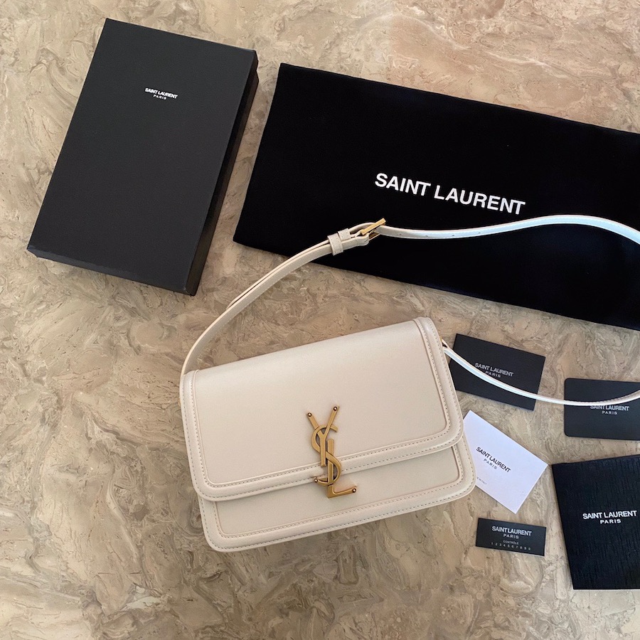 634305 SOLFERINO MEDIUM SATCHEL IN BOX SAINT LAURENT LEATHER, YSL Saint Laurent