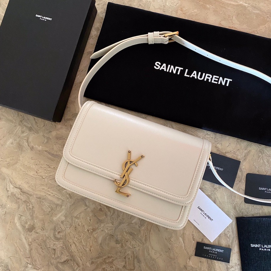 634305 SOLFERINO MEDIUM SATCHEL IN BOX SAINT LAURENT LEATHER, YSL Saint Laurent