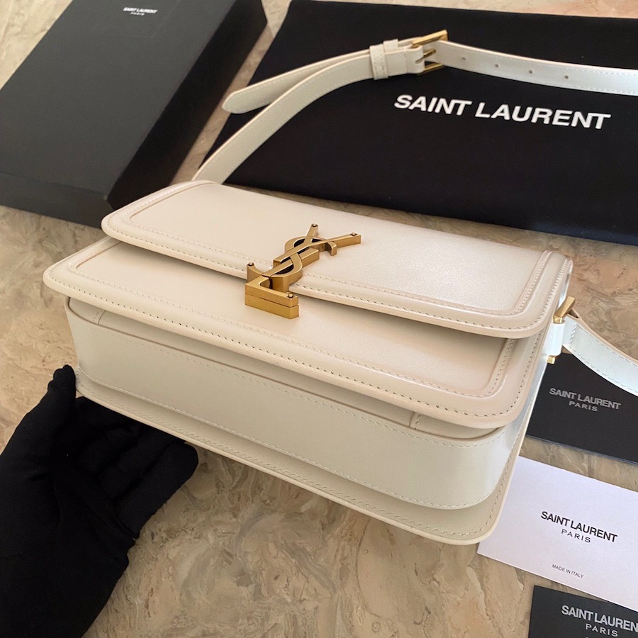 634305 SOLFERINO MEDIUM SATCHEL IN BOX SAINT LAURENT LEATHER, YSL Saint Laurent