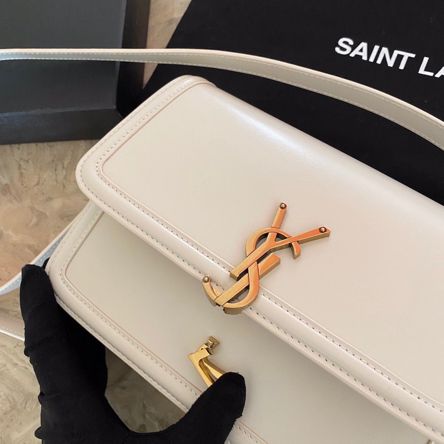 634305 SOLFERINO MEDIUM SATCHEL IN BOX SAINT LAURENT LEATHER, YSL Saint Laurent