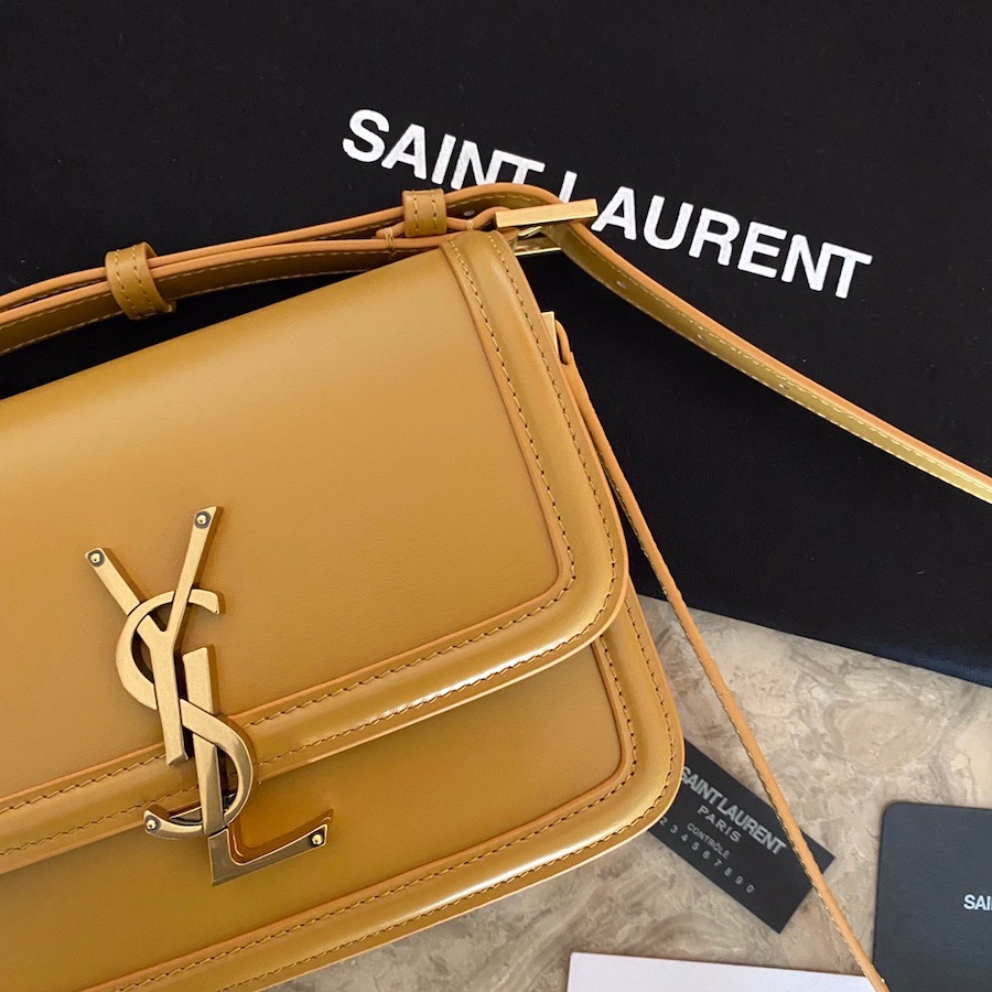 634306 SOLFERINO MEDIUM SATCHEL IN BOX SAINT LAURENT LEATHER, YSL Saint Laurent