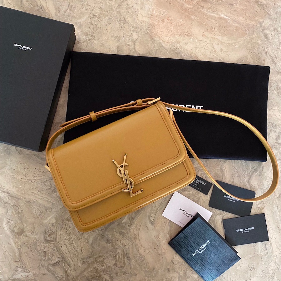 634305 SOLFERINO MEDIUM SATCHEL IN BOX SAINT LAURENT LEATHER, YSL Saint Laurent