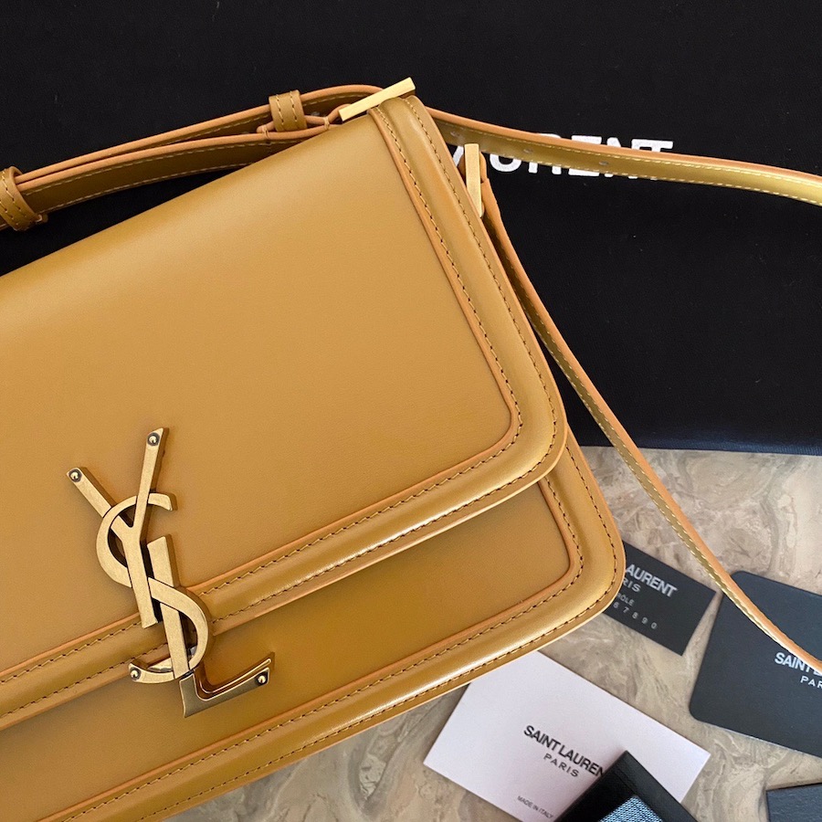 634305 SOLFERINO MEDIUM SATCHEL IN BOX SAINT LAURENT LEATHER, YSL Saint Laurent