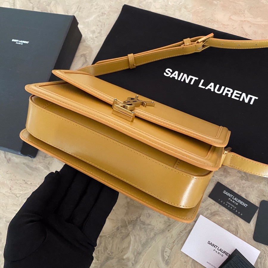 634305 SOLFERINO MEDIUM SATCHEL IN BOX SAINT LAURENT LEATHER, YSL Saint Laurent