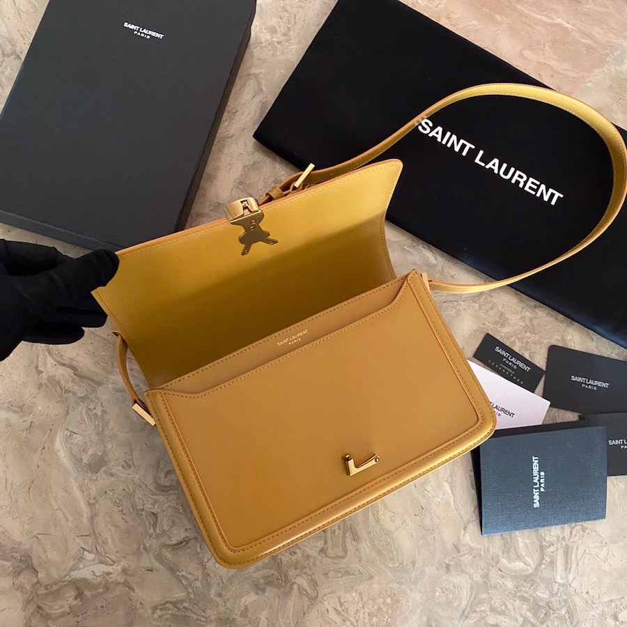 634305 SOLFERINO MEDIUM SATCHEL IN BOX SAINT LAURENT LEATHER, YSL Saint Laurent