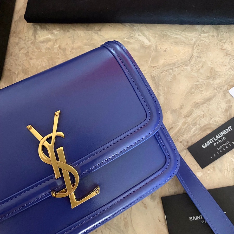 634306 SOLFERINO MEDIUM SATCHEL IN BOX SAINT LAURENT LEATHER, YSL Saint Laurent