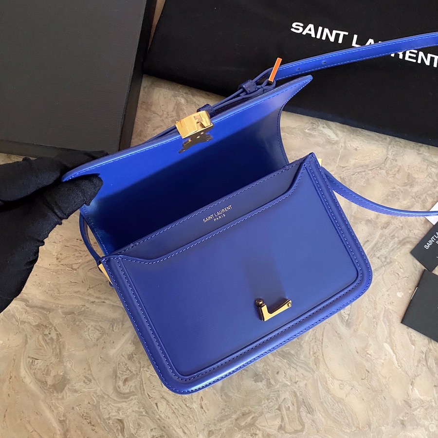 634306 SOLFERINO MEDIUM SATCHEL IN BOX SAINT LAURENT LEATHER, YSL Saint Laurent